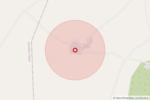 Map showing approximate area covered by Pincode 364265 — Damrala Bo, Bhavnagar