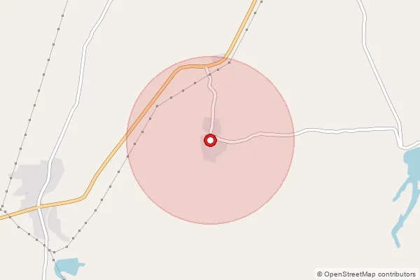 Map showing approximate area covered by Pincode 364515 — Oliya Bo, Amreli