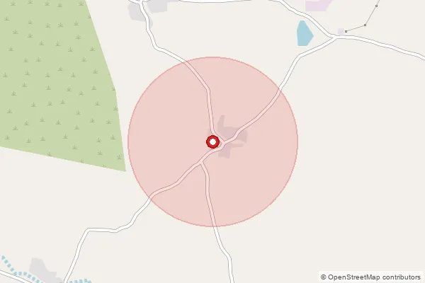 Map showing approximate area covered by Pincode 364730 — Malpara Bo, Botad