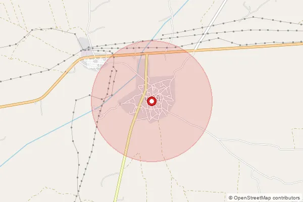 Map showing approximate area covered by Pincode 370020 — Bhujodi Bo, Kachchh
