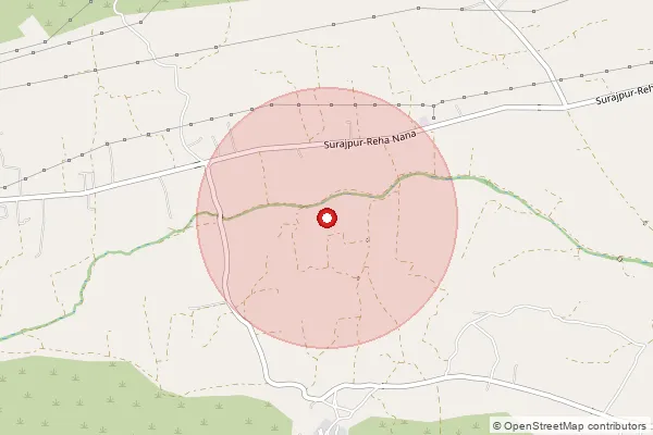 Map showing approximate area covered by Pincode 370030 — Naredi Bo, Kachchh