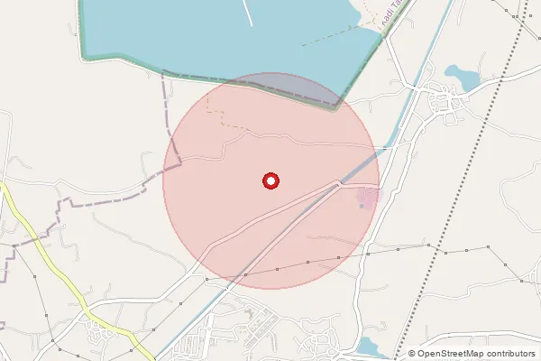 Map showing approximate area covered by Pincode 382055 — Iit Gandhinagar So, Gandhinagar