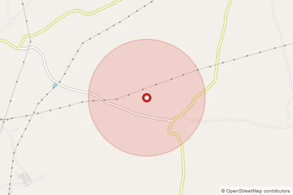 Map showing approximate area covered by Pincode 382308 — Chiskari Bo, Gandhinagar