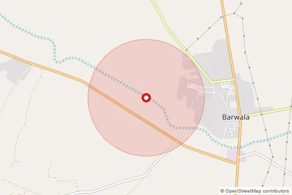Map showing approximate area covered by Pincode 382450 — Khambhada Bo, Ahmadabad