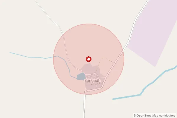 Map showing approximate area covered by Pincode 382455 — Bhangadh Bo, Ahmadabad