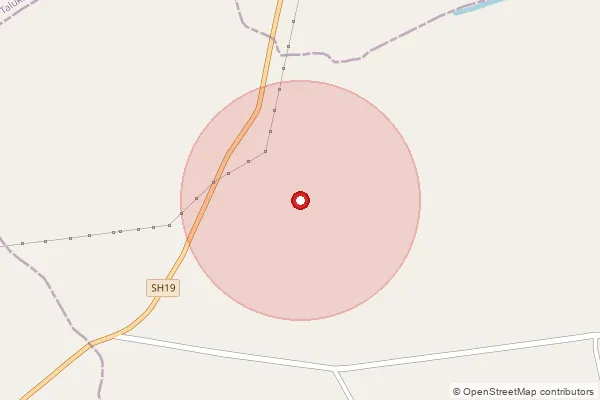 Map showing approximate area covered by Pincode 382460 — Jaliya Bo, Ahmadabad