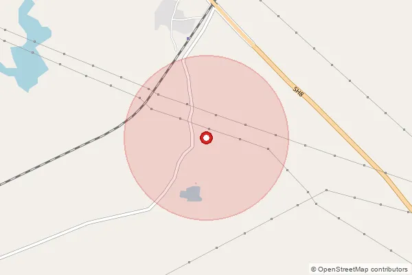 Map showing approximate area covered by Pincode 382740 — Dhamasana Bo, Gandhinagar