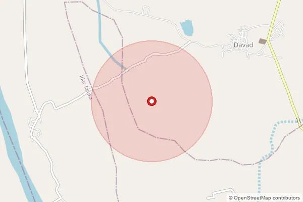 Map showing approximate area covered by Pincode 383225 — Prempur Bo, Sabar Kantha