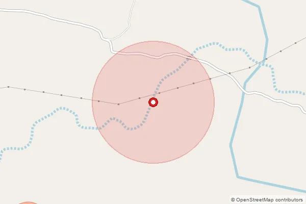 Map showing approximate area covered by Pincode 383230 — Oda Bo, Sabar Kantha