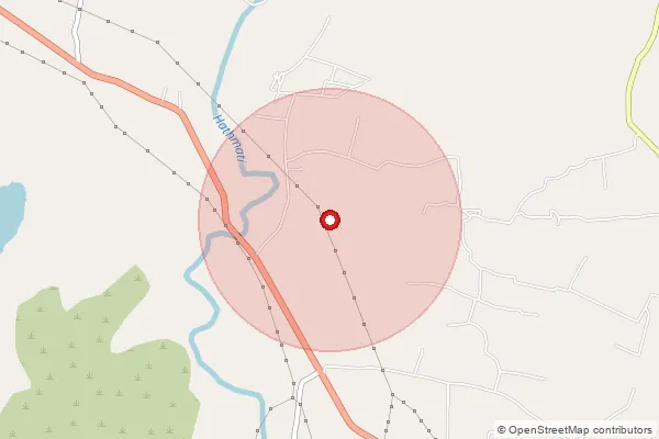 Map showing approximate area covered by Pincode 383245 — Mau Bhavnath Bo, Arvalli