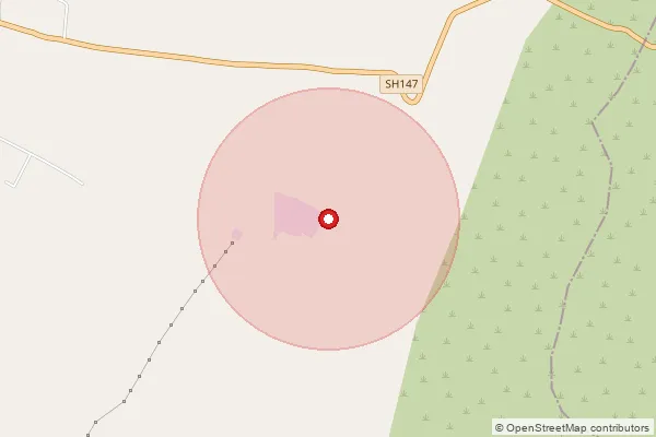 Map showing approximate area covered by Pincode 383275 — Galodiya Bo, Sabar Kantha