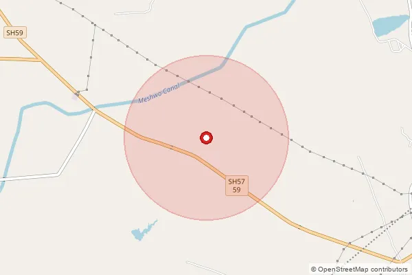 Map showing approximate area covered by Pincode 383276 — Adpodra Bo, Sabar Kantha