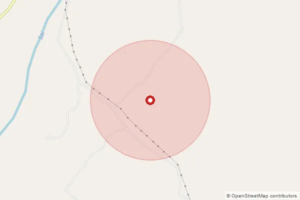 Map showing approximate area covered by Pincode 383422 — Ambamahuda Bo, Sabar Kantha