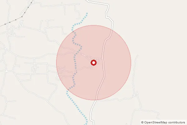 Map showing approximate area covered by Pincode 383440 — Chulla Bo, Sabar Kantha