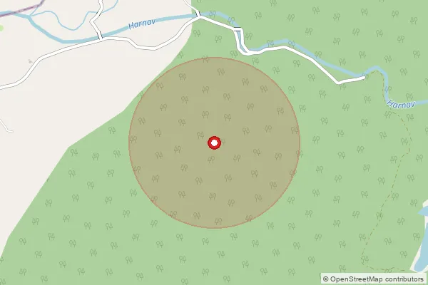 Map showing approximate area covered by Pincode 383460 — Atarsumba Bo, Sabar Kantha