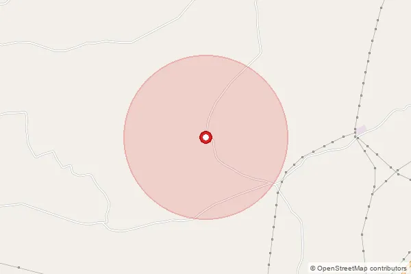 Map showing approximate area covered by Pincode 384325 — Dabhad Bo, Mahesana