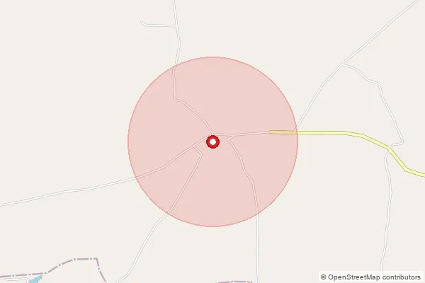 Map showing approximate area covered by Pincode 384335 — Madhasana Bo, Mahesana