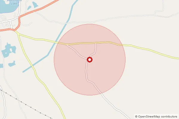 Map showing approximate area covered by Pincode 384355 — Bamanva Bo, Mahesana