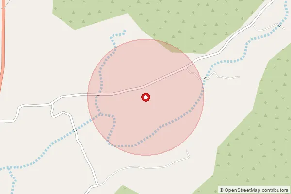 Map showing approximate area covered by Pincode 385120 — Bhakhari Bo, Banas Kantha