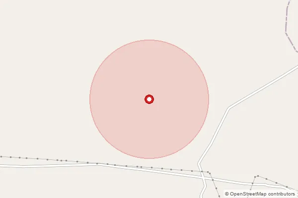 Map showing approximate area covered by Pincode 385310 — Dharnodhar Bo, Banas Kantha