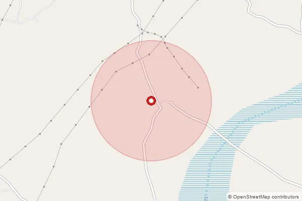 Map showing approximate area covered by Pincode 385530 — Bhildi So, Banas Kantha