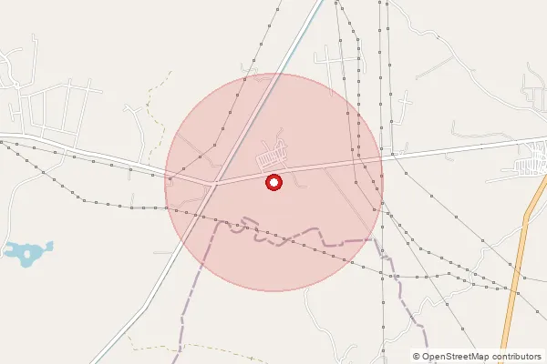 Map showing approximate area covered by Pincode 387335 — Karoli Bo, Kheda