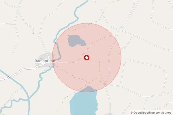 Map showing approximate area covered by Pincode 387540 — Dharoda Bo, Kheda