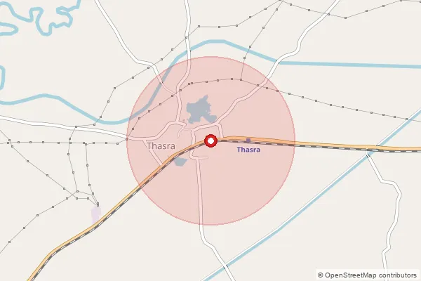 Map showing approximate area covered by Pincode 388225 — Bordi Bo, Kheda