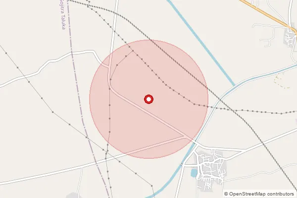Map showing approximate area covered by Pincode 388421 — Changa So, Anand
