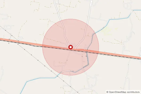 Map showing approximate area covered by Pincode 388713 — Manipur C Bo, Panch Mahals