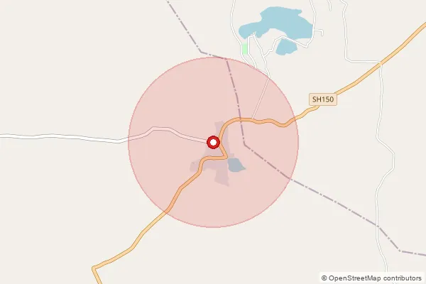 Map showing approximate area covered by Pincode 389152 — Kaliavad Bo, Dohad