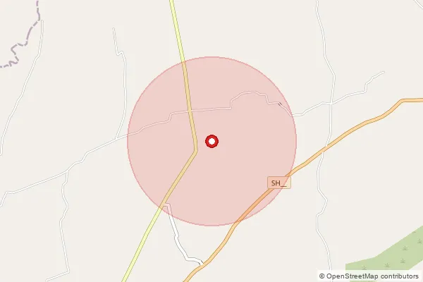 Map showing approximate area covered by Pincode 389370 — Palikhanda Bo, Panch Mahals