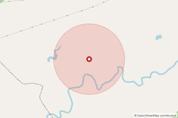 Map showing approximate area covered by Pincode 389380 — Antela Bo, Dohad