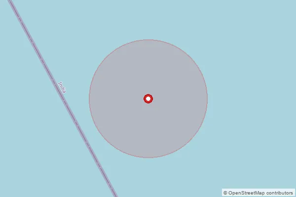 Map showing approximate area covered by Pincode 391130 — Chorngala Bo, Chhotaudepur