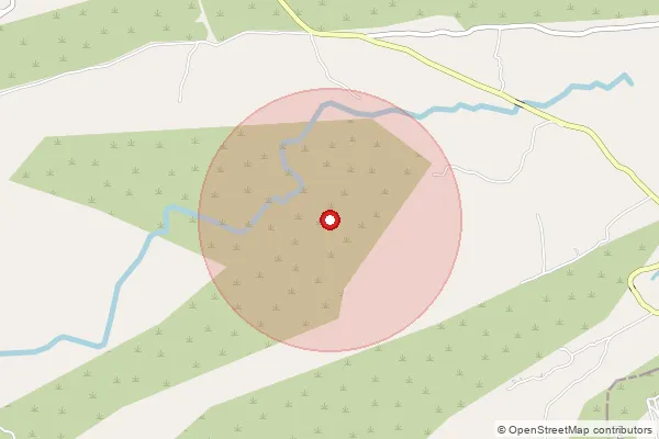 Map showing approximate area covered by Pincode 391530 — Latwa Bo, Vadodara