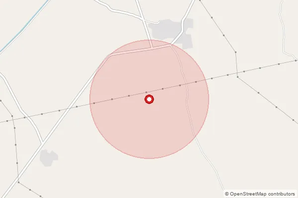 Map showing approximate area covered by Pincode 391740 — Ajod Bo, Vadodara