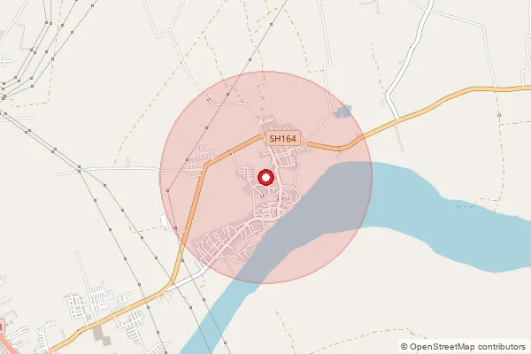 Map showing approximate area covered by Pincode 392011 — Haldarva Bo, Bharuch
