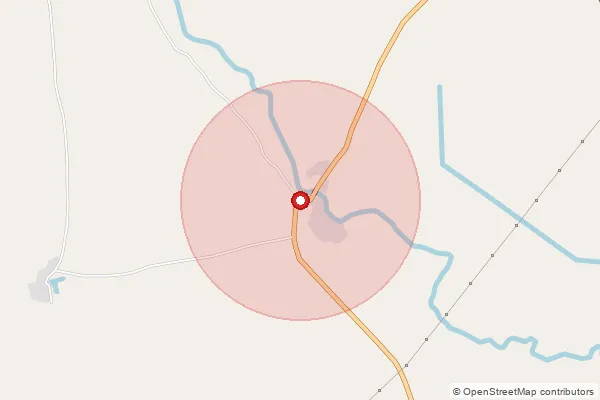 Map showing approximate area covered by Pincode 392110 — Buva Bo, Bharuch