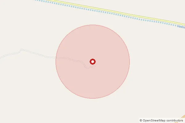 Map showing approximate area covered by Pincode 392150 — Magnad Bo, Bharuch