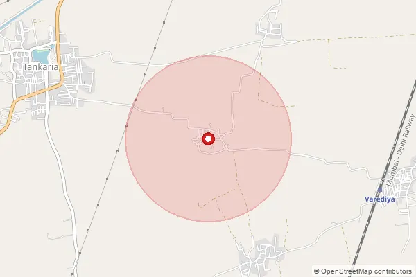 Map showing approximate area covered by Pincode 392240 — Adol Bo, Bharuch