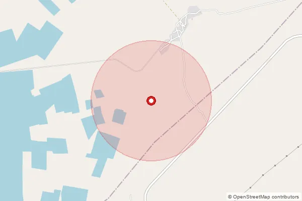 Map showing approximate area covered by Pincode 393030 — Digas Bo, Bharuch