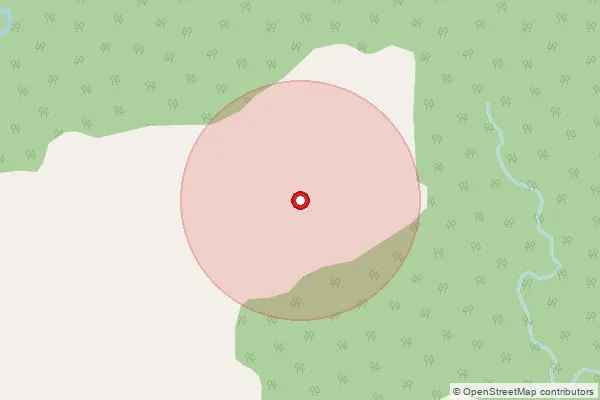 Map showing approximate area covered by Pincode 393040 — Pansar Bo, Narmada