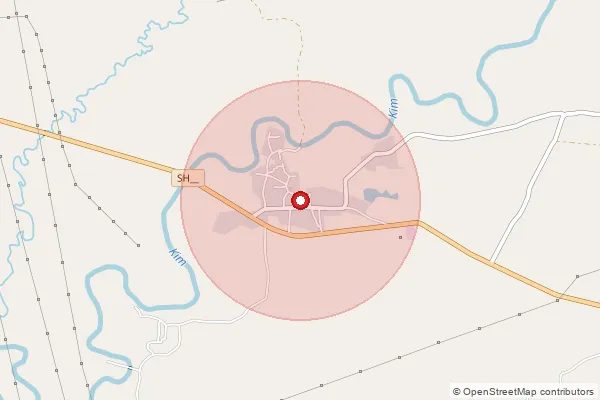 Map showing approximate area covered by Pincode 393125 — Mokhdi Bo, Bharuch