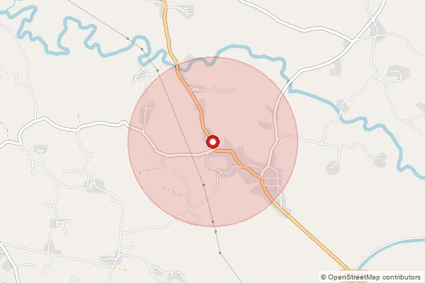 Map showing approximate area covered by Pincode 394240 — Bartad Bo, Surat