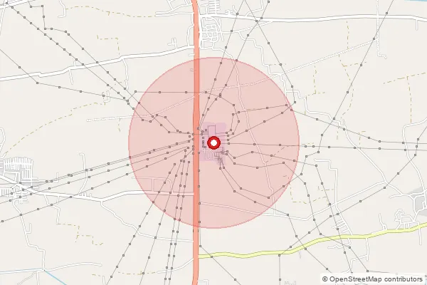 Map showing approximate area covered by Pincode 394326 — Vav Kathodara So, Surat