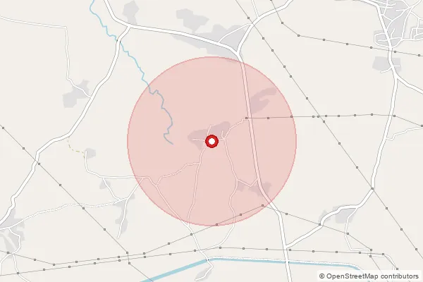 Map showing approximate area covered by Pincode 394670 — Moti Khervan Bo, Tapi