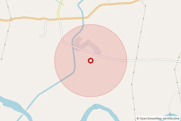 Map showing approximate area covered by Pincode 396045 — Pitha Bo, Valsad