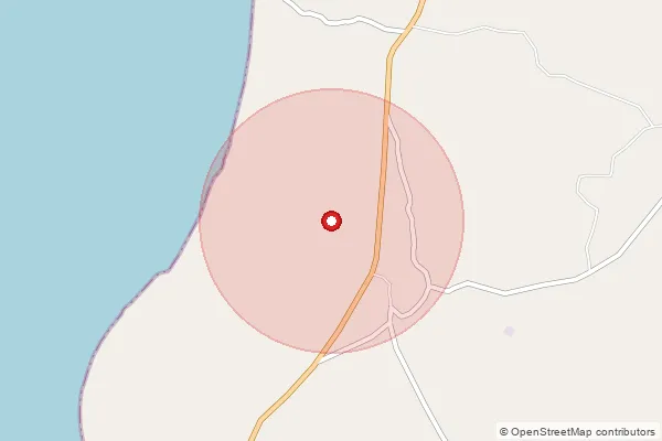 Map showing approximate area covered by Pincode 396135 — Saronda Bo, Valsad