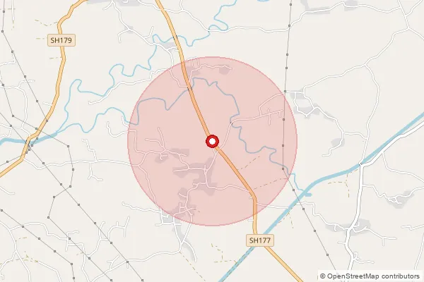 Map showing approximate area covered by Pincode 396560 — Ranverikalla Bo, Navsari
