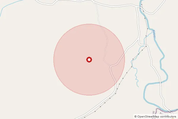 Map showing approximate area covered by Pincode 396580 — Ambapani Bo, Navsari